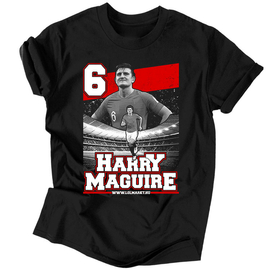 Harry Maguire szurkolói férfi póló (Fekete)