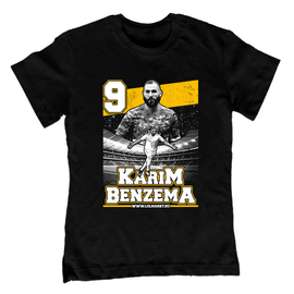 Karim Benzema gyerek póló (Fekete)