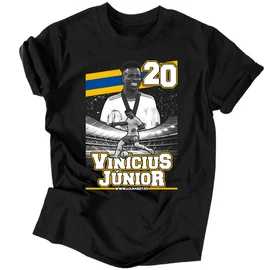 Vinícius Júnior férfi póló (Fekete)