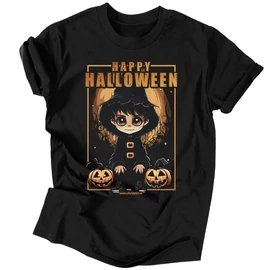 Happy halloween férfi póló (Fekete)