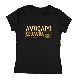 Avocado kedavra  póló (Fekete)