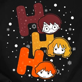 Ho-ho-ho potter gyerek póló (Fekete)