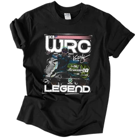 WRC LEGEND férfi póló (Fekete)