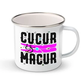 Cucur és Macur fém bögre