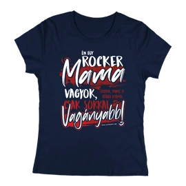 Én egy ... mama vagyok női póló (Fekete)