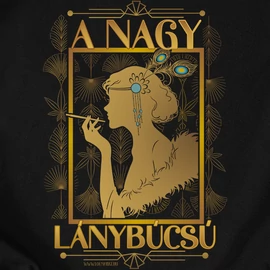 A nagy lánybúcsú női póló (Fekete)