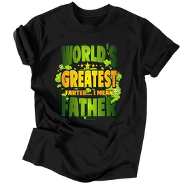 World's best father férfi póló (Fekete)
