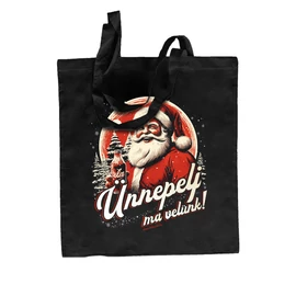 Ünnepelj ma velünk! vászontáska (Fekete)