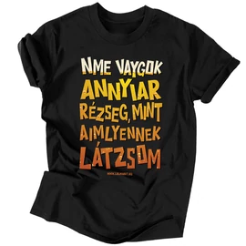 Nem vagyok annyira részeg férfi póló (Fekete)