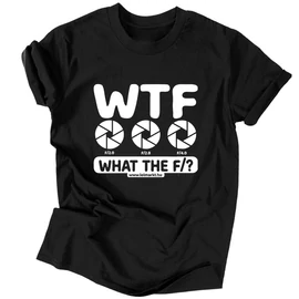 What te f/? férfi póló (Fekete)