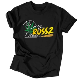 A drog rossz férfi póló (Fekete)