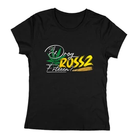 A drog rossz női póló (Fekete)