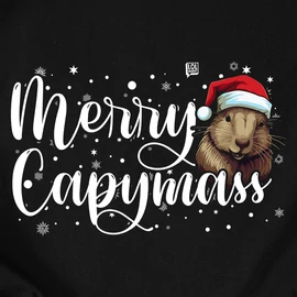 Merry Capymass pulóver (Fekete)