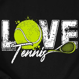 Love Tennis női póló (Fekete)