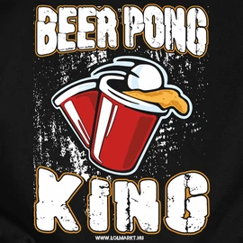 Beer pong páros pólót szett (Fekete)