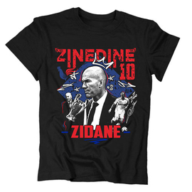Zinedine Zidane tribute gyerek póló (Fekete)