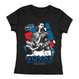 Novak Djokovic női póló (Fekete)