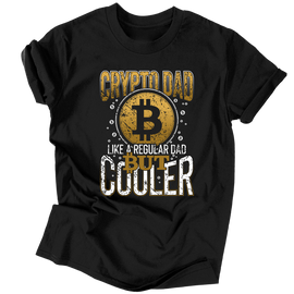 Crypto Dad férfi póló (Fekete)