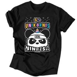 Nindzsa panda férfi póló (Fekete)
