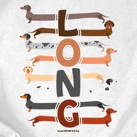 LONG női póló (Fehér)
