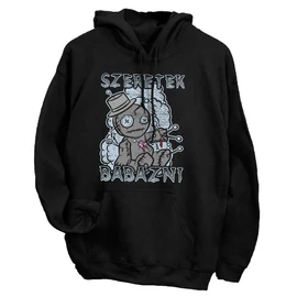 Szeretek babázni pulóver (Fekete)