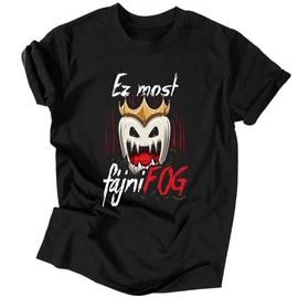 Fájni FOG férfi póló (Fekete)
