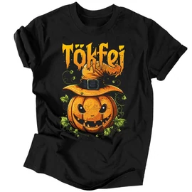 Tökfej férfi póló (Fekete)