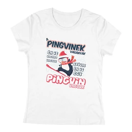 Pingvin vagyok női póló (Fehér)