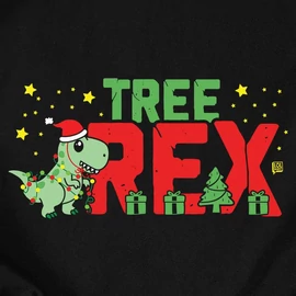 Tree rex férfi póló (Fekete)
