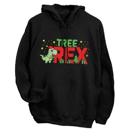 Tree rex pulóver (Fekete)