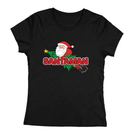 Santaman női póló (Fekete)