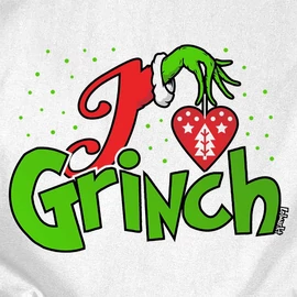 I love grinch női póló (Fehér)