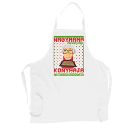 Nagymama konyhája finom falatokat kötény (Fehér)