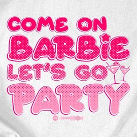 Come on Barbie gyerek póló (Fehér)