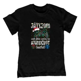 Csak akkor zavarj gyerek póló (Fekete)