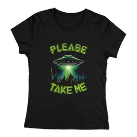 Take me női póló (Fekete)