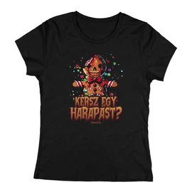 Egy harapást? női póló (Fekete)