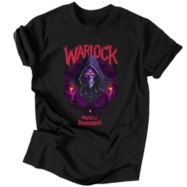 Warlock - Master of demonology férfi póló (Fekete)