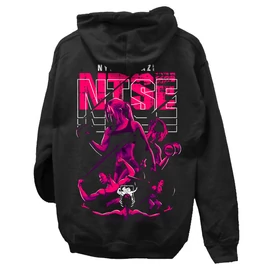 NTSE designer női kapucnis pulóver (hátán nyomott)