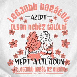 A világ legjobb barátja női póló (Fehér)
