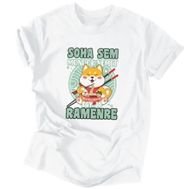 Egy jó ramen férfi póló (Fehér)
