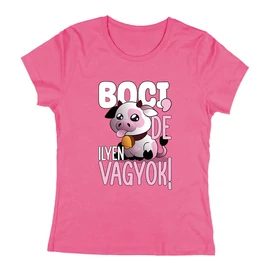 Boci vagyok női póló (Rózsaszín)