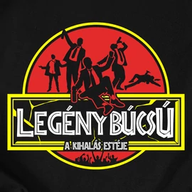 Legénybúcsú - A kihalás estéje férfi póló (fekete)