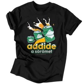 Add ide a sörömet! férfi póló (fekete)