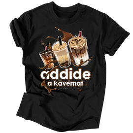 Add ide a kávémat! férfi póló (fekete)