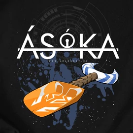 ÁSÓKA férfi póló (fekete)