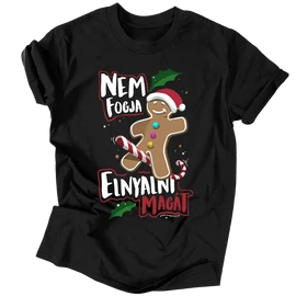 NEM NYALJA EL MAGÁT... férfi póló (Fekete)