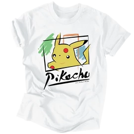 Pika-sszó férfi póló (fekete)