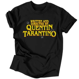 Directed by Quentin Tarantino férfi póló (fekete)