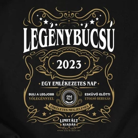 Legénybúcsú - Whiskey póló szett (RD) (Grafit-Fekete)